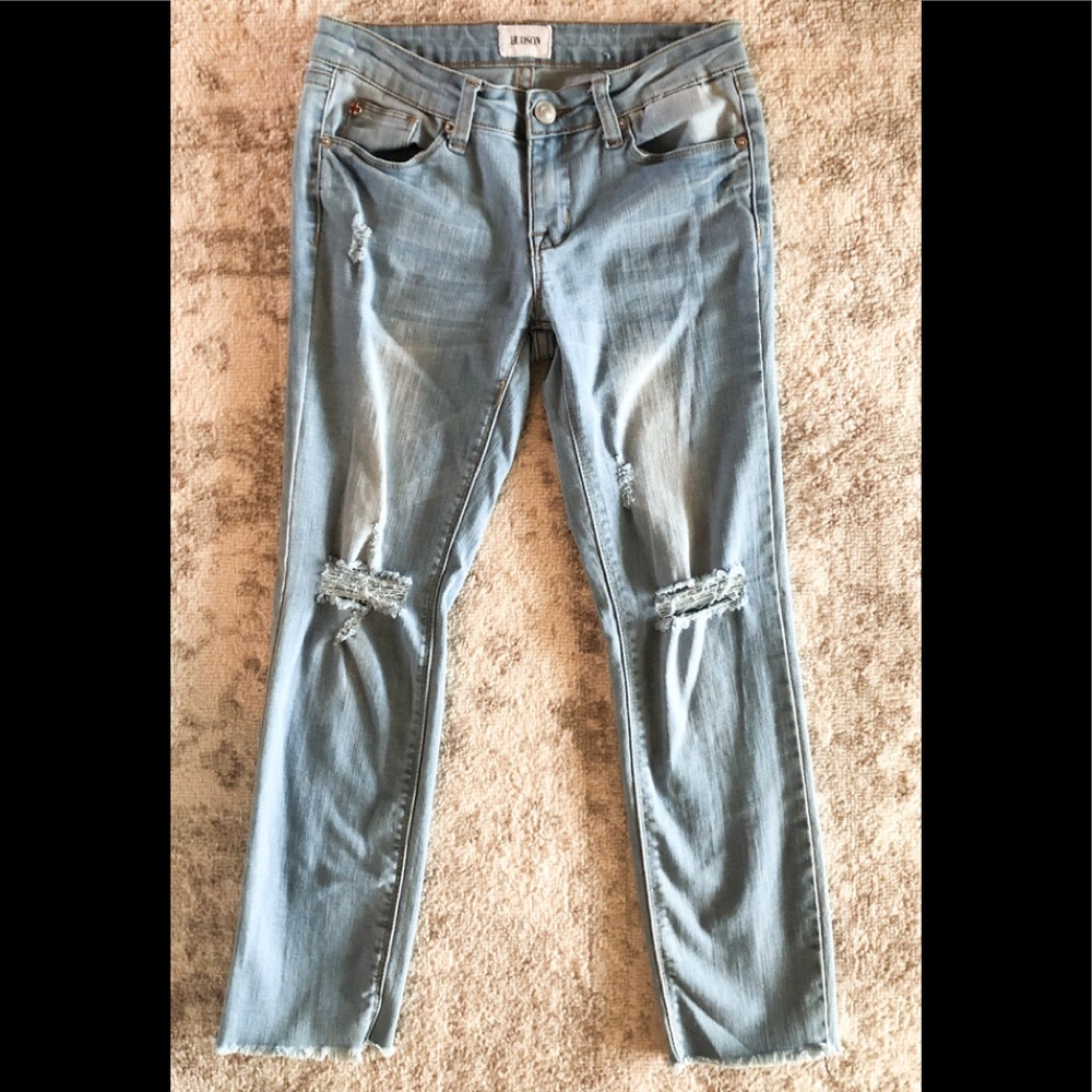 Hudson boyfriend ankle jeans